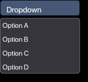 Dropdown preview